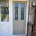 Grey composite door installation in Cornwall
